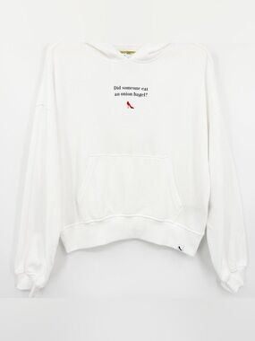 Old Navy x The Devil Wears Prada Hoodie XS “Did Someone Eat an Onion Bagel?” NWT
